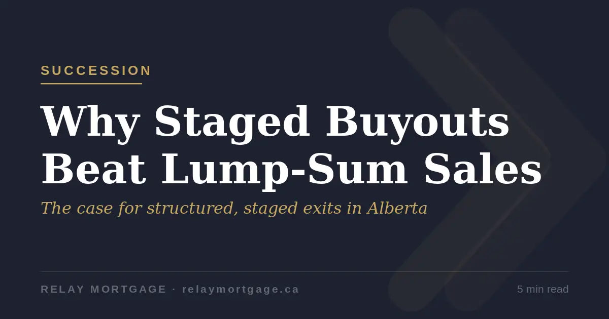 Why More Brokers Are Choosing Staged Buyouts.