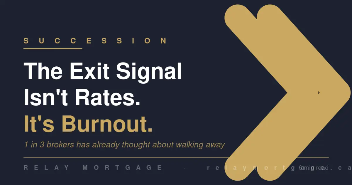 The Exit Signal Isn’t Rates. It’s Burnout.